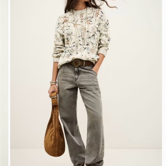 ba&sh Rave Diamond-Knit Sweater Size XS - Picture 4 of 8